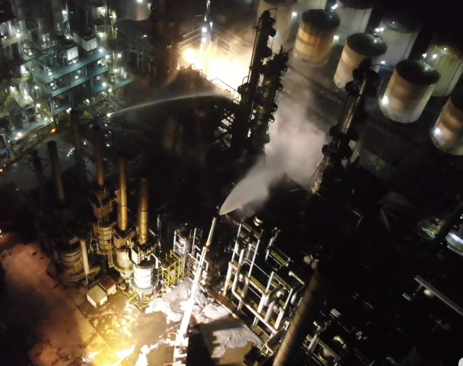 現(xiàn)場救災示意圖